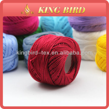 mercerized crochet cotton yarn and thread