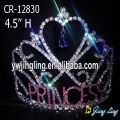 Heart Shape Rhinestone Princess Tiaras para niñas