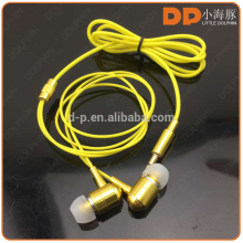 3.5mm plug mobile phone earphone glow in dark silicone earbuds custom glowing earphone