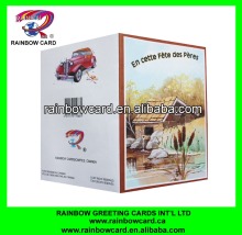 Fashionable handmade thanks for father's day CARDS