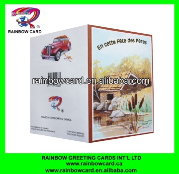 Fashionable handmade thanks for father's day CARDS