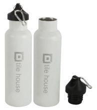 WHITE PORTABLE THERMOS CUP(WITH KEY CHAIN)