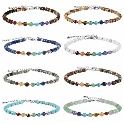 7 Chakra Yoga Meditation Bracelet Reiki Healing Crystal Stone Double Layer Natural Gemstone Beads Bangle for Women Men