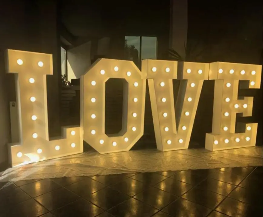 LED 4FT Marquee Letters LED Giant Light Box Sign Wedding