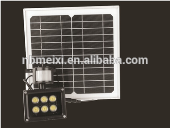 NEWEST ARRIVAL!!!!6w s18650 lithium BATTERY ensor flood light