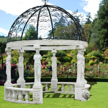 chinese stone carving natural stone marble gazebo wholesale