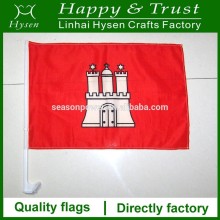 plastic car window flag poles