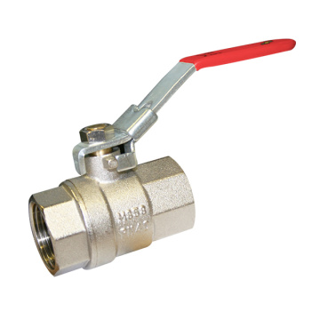 Lead Free Rough Iron Red Handwheel Brass Flow Stop Valve