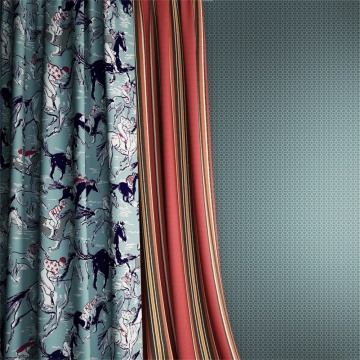 Motorized Cloth Curtain Drapes