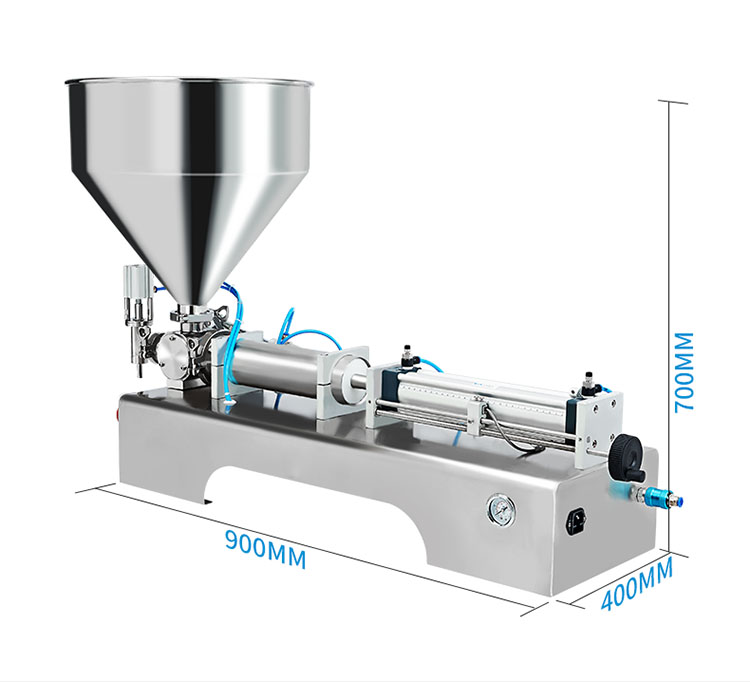 cherry / rose / black mulberry preserve filling machine FLG / apricot / peach jam paste filling machine