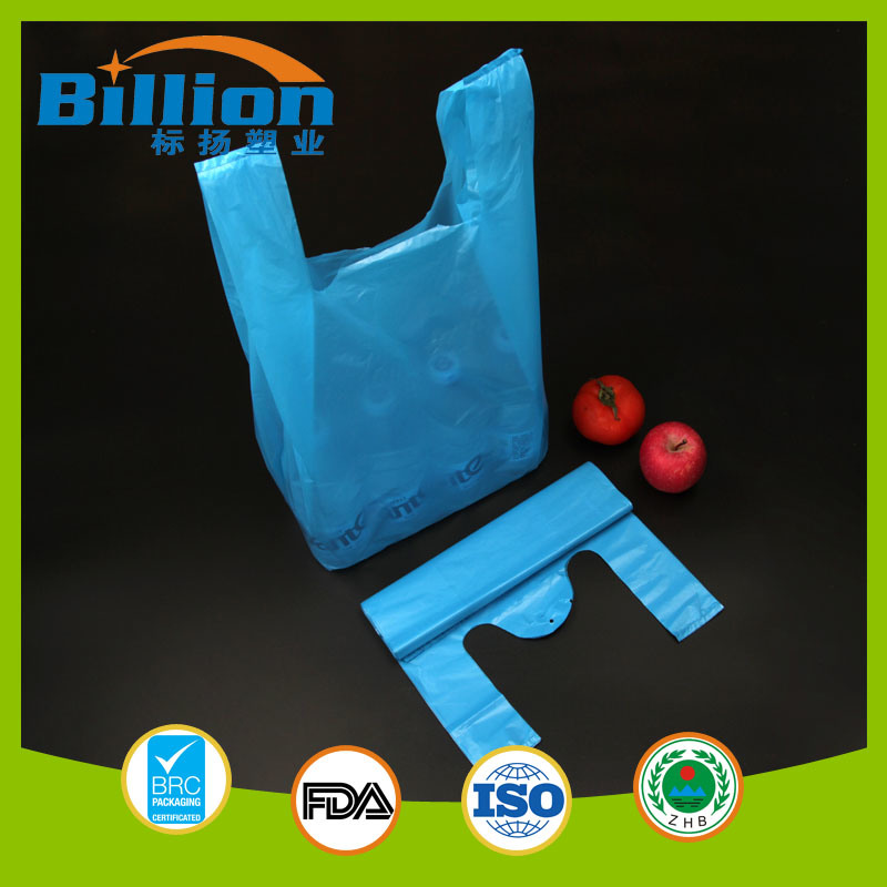 Customized Colorful Grocery Bag Plastic Bag Shopping Bag Plastic Carrier Bag