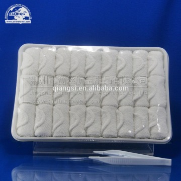 Popular bleach terry disposable hot towel for airline