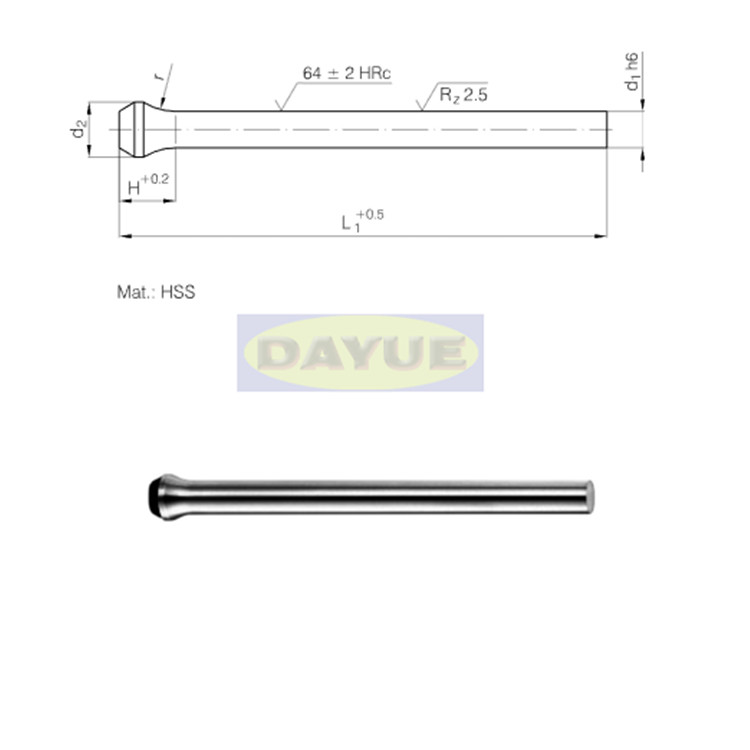 Punzone collo di bottiglia press fit ribassato manufacturers suppliers in China