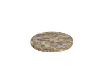 Good Quality Mother of Pearl Round Cup Coaster