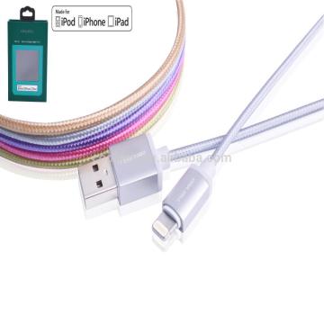 2017 wholesale mfi data cable charging usb cable data only