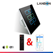 smart fan switch, remote controller touch switch LANBON smart home