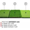 Dual Turf Golf Driving Chipping e Putting Mat