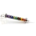 Natural crystal transport Scepter ornament hexagonal gravel pendant suitable for men and women wishing bottle