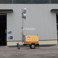 7m Manual Mast Diesel Generator Construction Trailer Light Tower