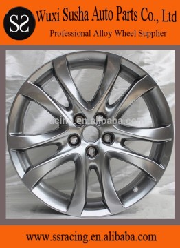 Silver replica car wheels for ATENZA