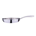 Embossed patten stainless steel frying pan cooking pan