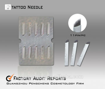 tattoo shading needles for eyebrow(11pins)