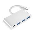 Concentrador Usb-C 4 en 1 con carga rápida