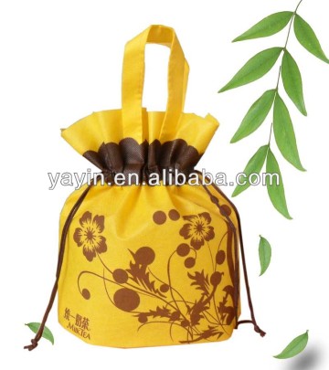 Popular boutique drawstring bag/cosmetic drawstring bag/boutique packaging bag