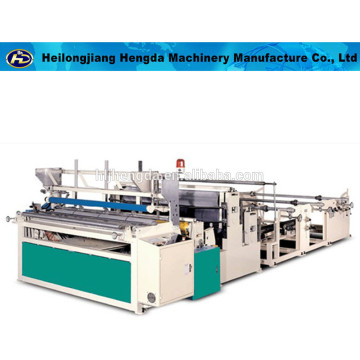 Semi-automatic Toilet Paper Rewinding Machine with embossing