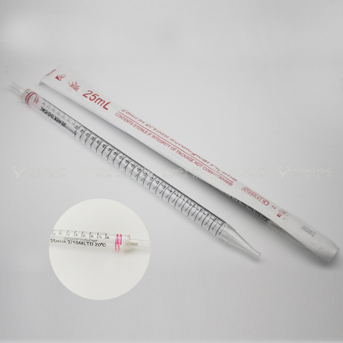 25 ml PIPETTE SEROLOGIA SERIATETE THUTGED