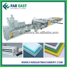 PC, PP, PE Plastic Hollow Grid Board Extrusion Line