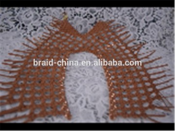 fashion knitted shoes vamp/hand made knitted shoes upper