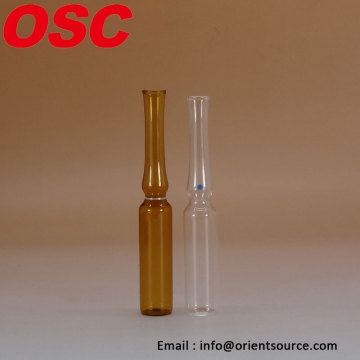 Tubular glass ampoule