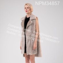 Icelandic Lamb Fur Gilet For Women