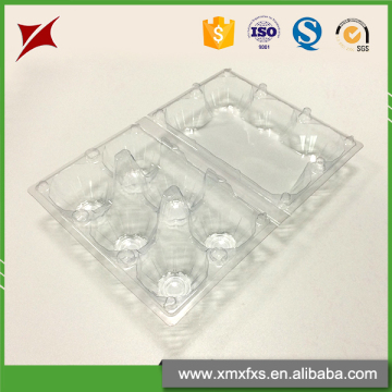 High quality 6 packs eggs blister plastic tray with holes