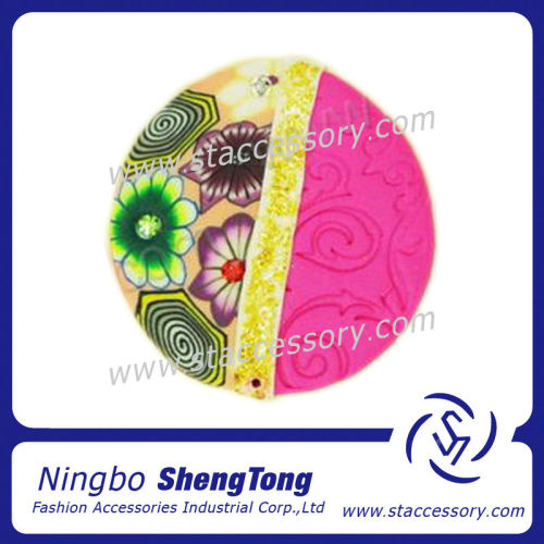 43mm Round Shining Polymer Clay Fimo Beads
