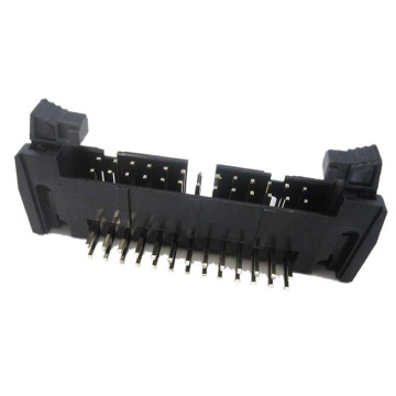 2.54mm(0.100") Pitch Male Ejector Header Header DIP 90° Double Row With Special Short Latch