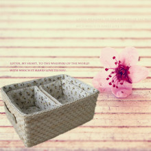 Eco-friendly corn husk weave storage box