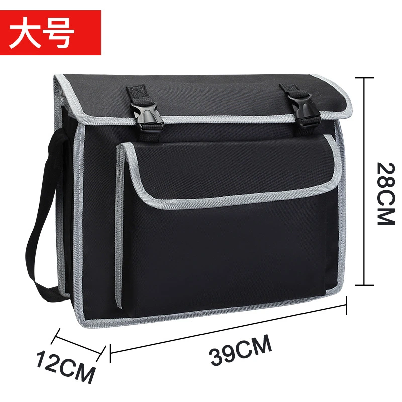 Multifunctional Electrician Repair One-Shoulder Messenger Oxford Cloth Tool Bag Canvas Thickened Tool Bag