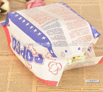 microwave popcorn bag/wholesale popcorn bags/reusable microwave popcorn bags