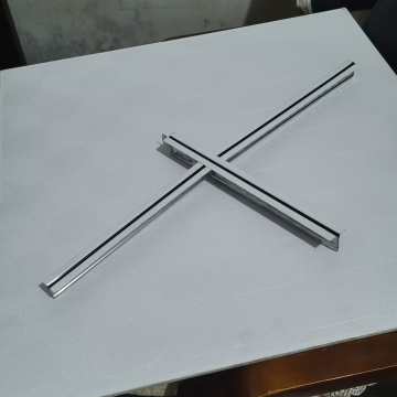 Gypsum Ceiling Board with Painted Keel and 3D Groove Design