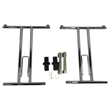 Big Chrome folding table Leg