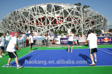 Outdoor suspend interlocking flooring