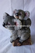Austrial animal theme statue product type atrificial style resin indoor koala decorative statue