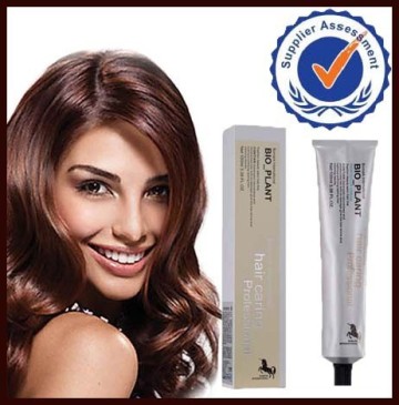 Free sample low ammonia best professional hair color cream brown