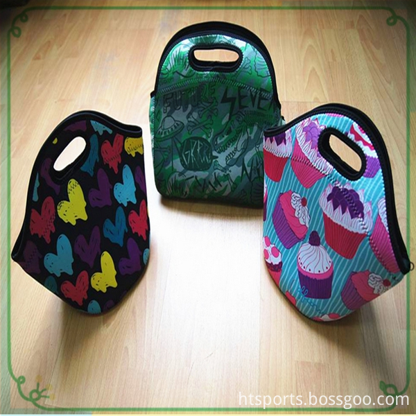 Fashionable Reusable Neoprene Lunch Bag