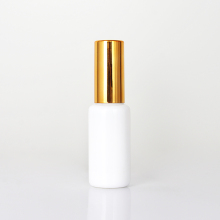 Opal White Glass Toner Bottle with Plating Sprayer