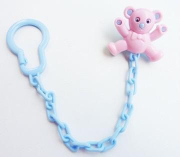 2013 más nuevo diseño chupete cadena Clip con juguete Animal encantador