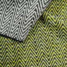 Woolen boucle herringbone with brushing fabric