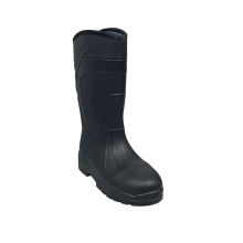 EVA Faux Fur Waterproof Rain Boots for Men - Snow and Rain Resistant